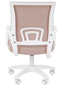 Детское компьютерное кресло CHAIRMAN KIDS 103 LT, ткань букле barni, зефир, пластик белый